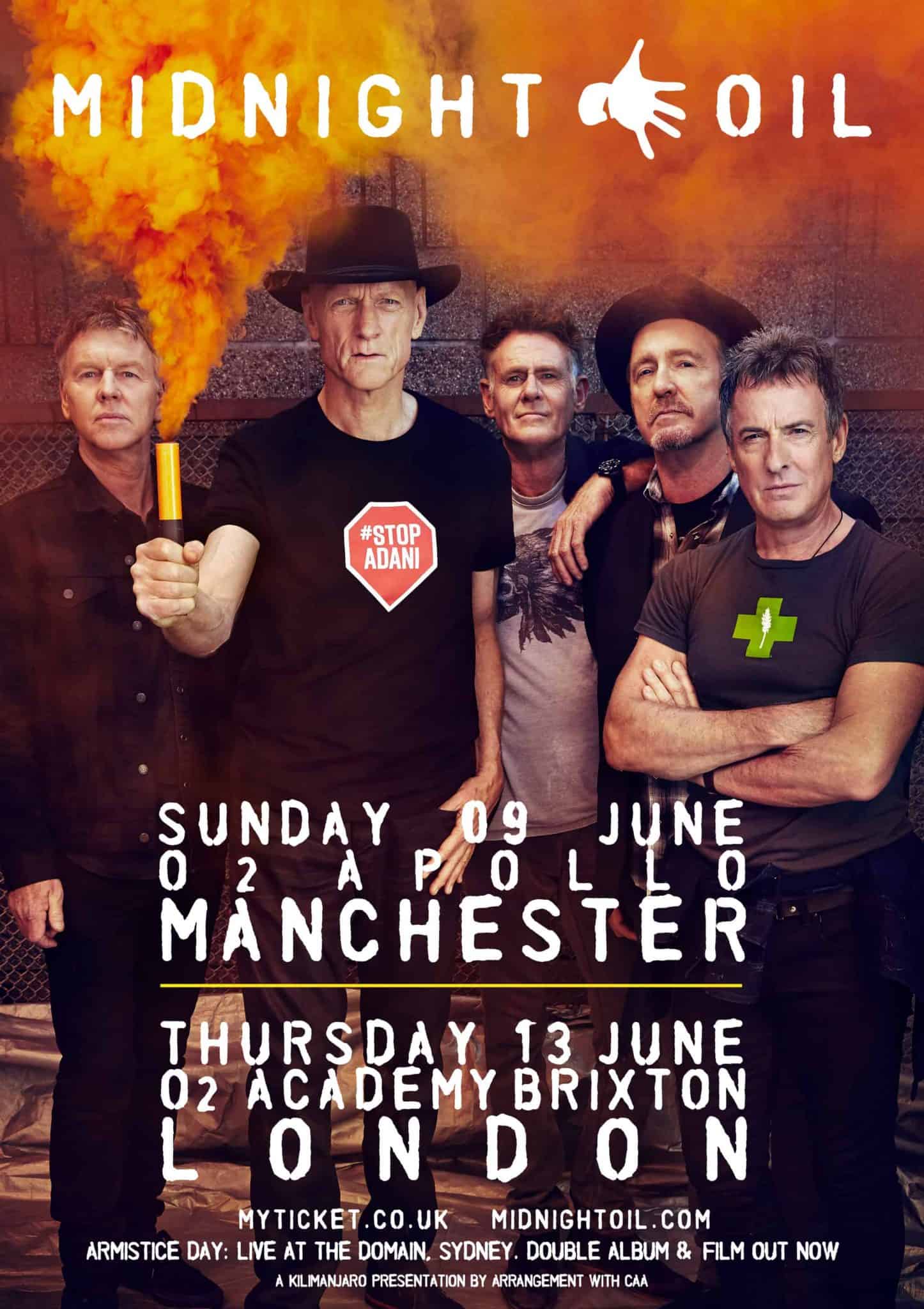 WIN tickets to Midnight Oil in London!