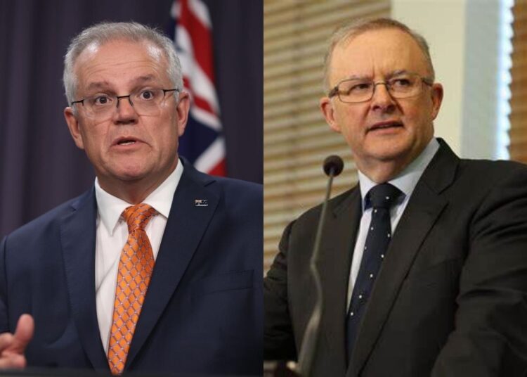 Leader's Debate Between Morrison And Albanese Left 25 Voters Undecided